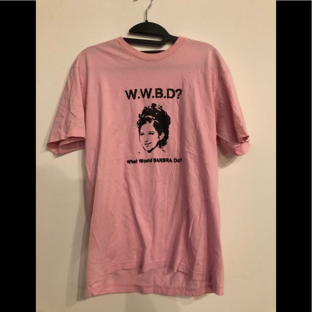WWBD (What Would Barbara Do) Pink Tshirt Large